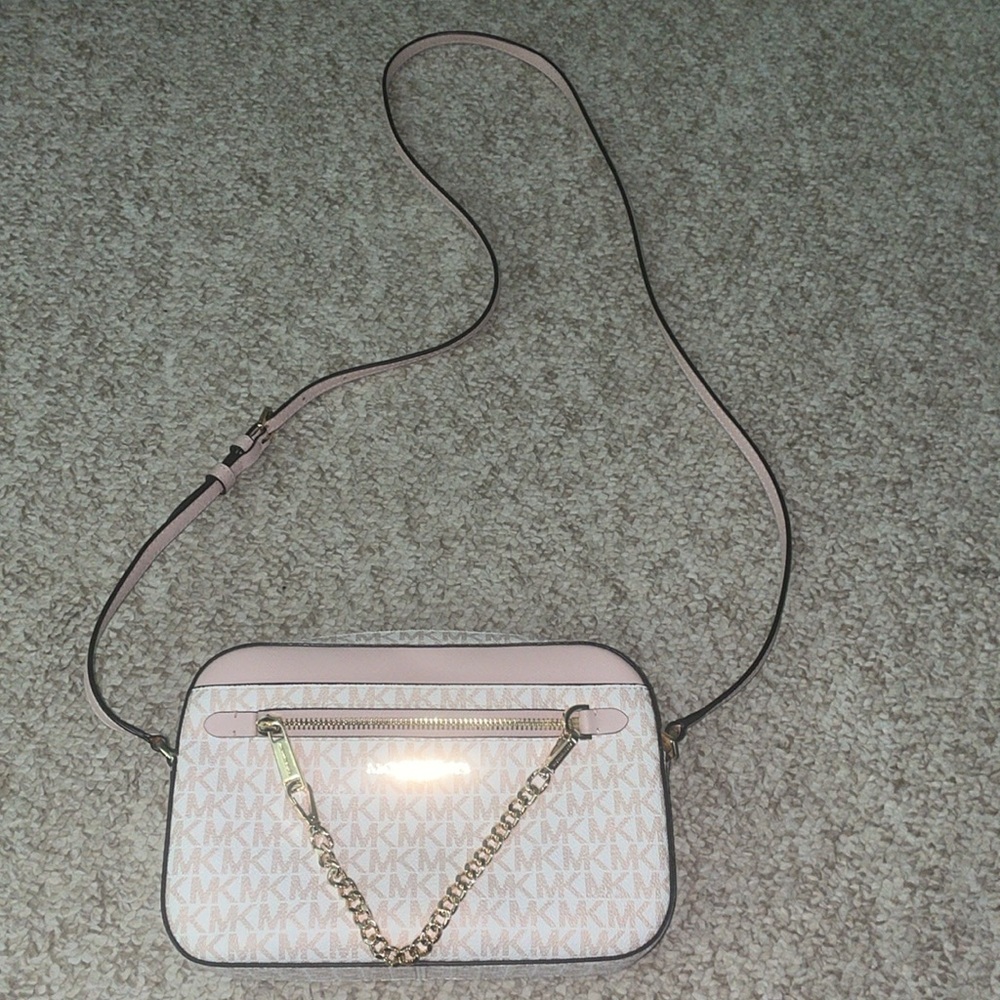 Michael Kors Jet Set Large Logo Crossbody Bag - Picture 5 of 10